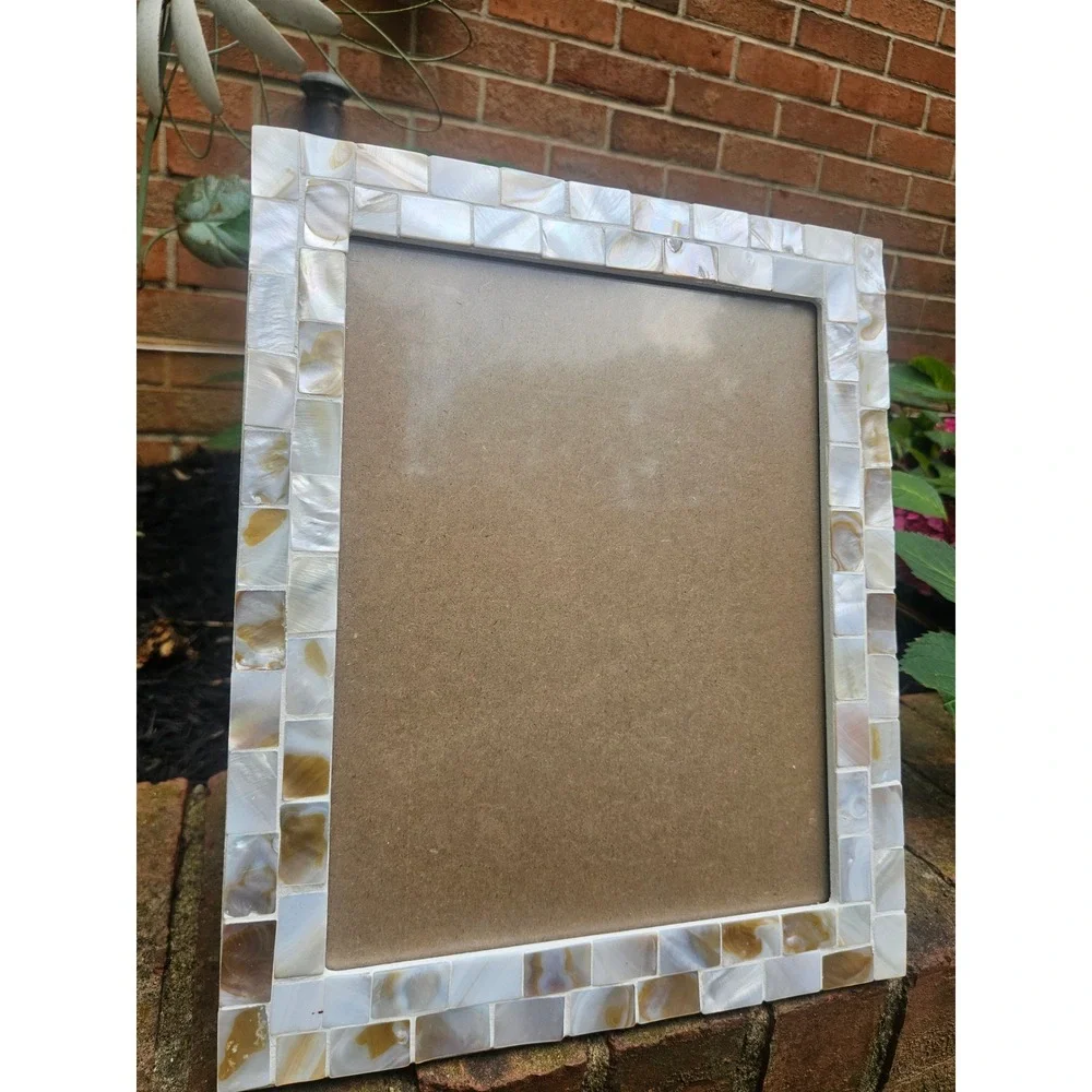 Beautiful Mother of Pearl Mosaic Tile Picture Frame 